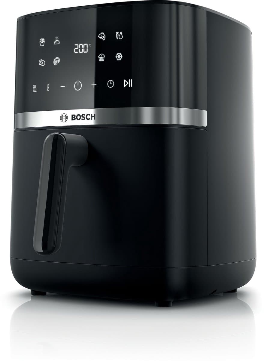 Bosch MAF462B0 Airfryer - Serie 4 - 6,1L - Ontdooifunctie - Dual heating - Warmhoudfunctie - 7 programma's - Tot 4 personen - Zwart — afbeelding 1