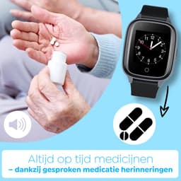 Wiesba® WB32A - GPS Horloge Senior - GPS Horloge voor Ouderen - Persoonlijke alarmen - alarm horloge ouderen - GPS Horloge Alzheimer - Valdetectie - Personenalarmering met SOS knop Alarmknop - Persoonlijk alarm — thumbnail 15