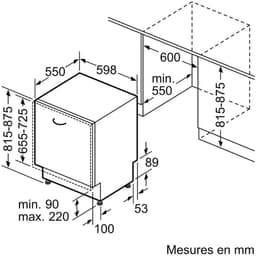Bosch SMV26AX01F - Inbouwvaatwasser — thumbnail 9