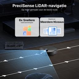 Roborock Q10 PF+ - Robotstofzuiger met dweilfunctie - 10000Pa - Dubbele anti-klit - automatisch wissen - LiDAR-navigatie - 8 mm automatisch liftend mopsysteem - verboden zone - S8+/Q8 Max+ upgrade (Q10 X5+) — thumbnail 13