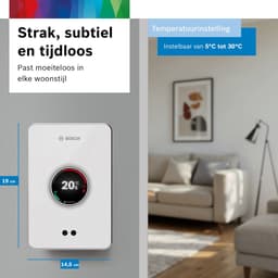 Bosch EasyControl slimme thermostaat - wit (bedraad) — thumbnail 9