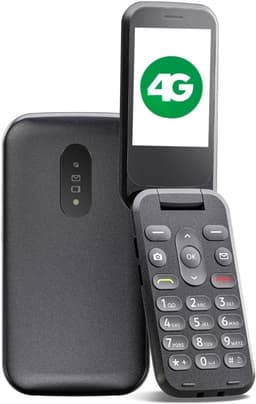 DailySupplies® Senioren Mobiele Telefoon 4g - Senioren GSM - Zwart — thumbnail 1