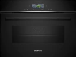 Siemens iQ700 CM724G1B1 Compacte Combi Oven met Magnetron 45 cm – TFT Display – Home Connect WiFi – 45L – Zwart — thumbnail 1
