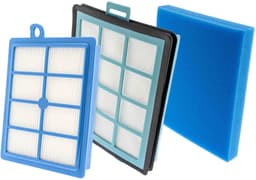 Kleanburg® - Geschikt voor Philips PowerPro - Filter set van 3 stuks - Past in zakloze stofzuigers — thumbnail 1