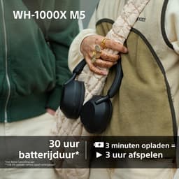 Sony WH-1000XM5 – Draadloze koptelefoon met Noise Cancelling - Blauw — thumbnail 20
