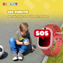 DEPLAY 4G KidsWatch Explorer - GPS Horloge Kind - Smartwatch Kinderen - Kinderhorloge - Smartwatch Kind - Kinder Smartwatch – Rood — thumbnail 10