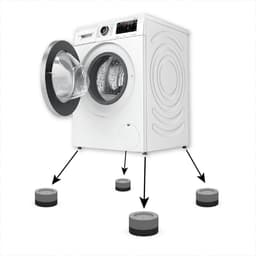 Amenzo® Trillingsdempers Wasmachine - 4 Stuks - Wasmachine Verhoger - Extra Dik - Wasmachine Dempers - Stapelbaar - Droger - Vaatwasser — thumbnail 9
