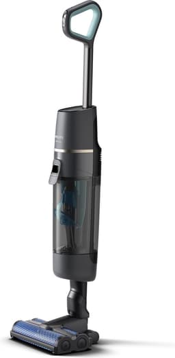 Philips Steelstofzuiger met Dweilfunctie XW7110/01 - Stofzuigen en Dweilen - Draadloos - Zonder Zak - Alle Vloertypen – LCD Scherm – Zelfreinigend - Grijs — thumbnail 2