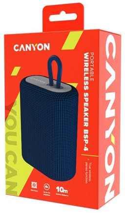 Canyon BSP -4 Blue Wireless -luidspreker - Draadloze luidsprekers - Bluetooth 5.0 - TF -kaart afspelen - FM Radio — thumbnail 5