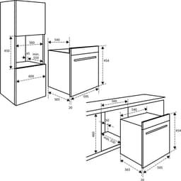 Inventum IMC4535RT - Inbouw combi-oven - Hetelucht - Magnetron - Grill - 50 liter - 45 cm hoog - Tot 250 graden - Zwart/RVS — thumbnail 2