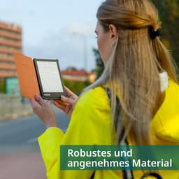 PocketBook Verse Pro Passion Red e-reader – Inclusief Oranje Hoesje (shell cover) – Voordeelbundel — thumbnail 7