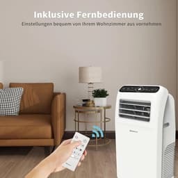 ITRONIQ Mobiele Airco 12000 BTU Met Wifi - 4-in-1 Airconditioner - Koelen - Verwarmen - Ontvochtigen - Ventilator - Smart - Wit — thumbnail 4