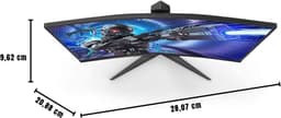 YOR® Gaming Monitor 240hz - Gaming Monitor - Zwart - ‎‎10cm x 48cm x 50cm — thumbnail 8