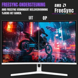 Zyrex® Gaming Monitor 240hz - Gaming Monitor -Zwart - ‎‎18cm x 62cm x 45cm — thumbnail 8