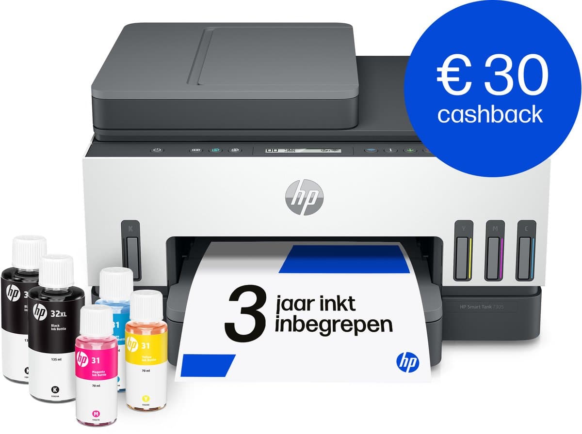HP Smart Tank 7605 - All-in-One Printer - Inclusief tot 3 jaar inkt - Grijs — afbeelding 1