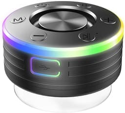 Bluetooth-doucheluidspreker Met Zuignap - Douche Speaker - Badkamer Speaker - waterdicht - voor badkamer Feest Reizen Buiten - 8.5x4.5cm — thumbnail 7