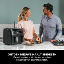 Ninja Foodi AF200EU Dubbele Airfryer XXL - Dubbele Mand - 7.6 Liter - Dual Zone Technologie — thumbnail 5