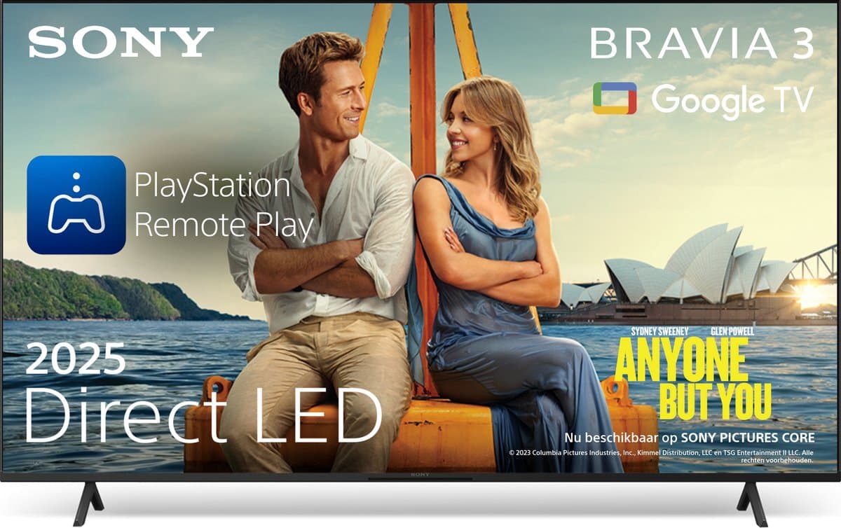 Sony K75S32BP.CEI Slimme TV 75’’ BRAVIA 3 LED 4K 2025 — afbeelding 1