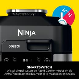 Ninja Speedi 10-in-1 Multicooker en Airfryer - 5,7 Liter - Zwart - ON500EU — thumbnail 3