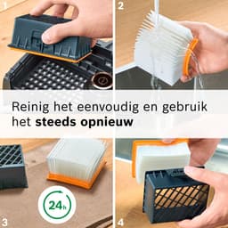 Bosch ProSilence BGB6SIL0L Serie 6 - Stofzuiger met zak - 12mtr bereik - HEPA hygienefilter - 66db - Afstandsbediening in handvat - Wit — thumbnail 11