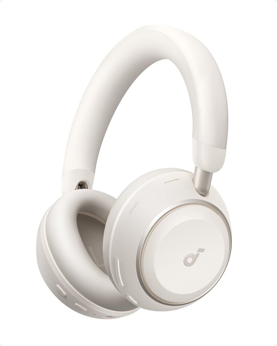 soundcore Space 2 by Anker, Active Noise Cancelling Koptelefoon, Comfortabele Pasvorm, 50H Speeltijd, LDAC Hi-Res Draadloze Audio, Dual Connection, Helderre Gesprekken, Bluetooth 6.1, Nap Mode, Draagdetectie — afbeelding 1