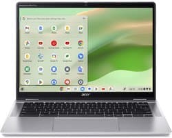 Acer Chromebook Spin 314 CP314-2HN-C034 - 2-in-1 Convertible - 14 inch - Touchscreen - 8GB - 64GB - Zilver