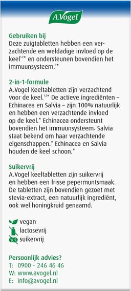 A.Vogel Keeltabletten tabletten - Verzacht de keel én ondersteunt het immuunsysteem - 20 st — thumbnail 8