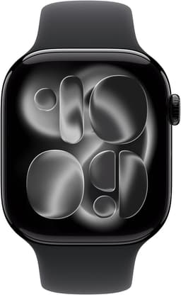 Apple Watch 11 - Wifi - 46mm - Jet Black Aluminium Case with Black Sport Band - M/L — thumbnail 2
