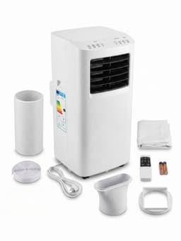 TRONIC® Mobiele airco 7000 BTU - Mobiele airconditioner - Lokale Airco - 3 in 1: koelen, ontvochtigen of ventileren - Temperatuur: 16 tot 31 °C - Geschikt voor ruimtes tot 45 m³ - Bedieningspaneel met soft touch — thumbnail 1