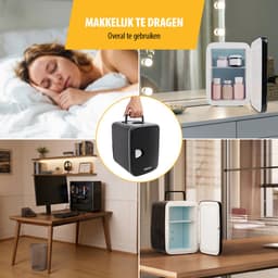 Tristar KB-7604 - Mini Koelkast - 4 L - Make-up Skin Care Koelkast - Gaming Koelkast - Camping Koelkast - 12/230V — thumbnail 2
