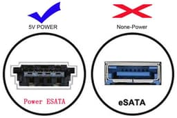 USB-C naar Power Over eSATA Adapter voor HDD SSD ODD Converter — thumbnail 6