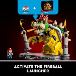 LEGO Super Mario De machtige Bowser, Bouwbaar 3D Model, Verzamelitem & Cadeau Idee - 71411 — thumbnail 26