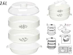 Food Steamer Microwave polypropylene (2,4 L) (2,4 L) — thumbnail 5