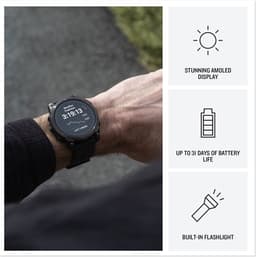 Garmin Epix Pro 51mm - Smartwatch – Sporthorloge - AMOLED-Scherm - 31 dagen batterij - 40+ Sport-apps – Muziek - Garmin Pay - Ingebouwde zaklamp - Zwart — thumbnail 2