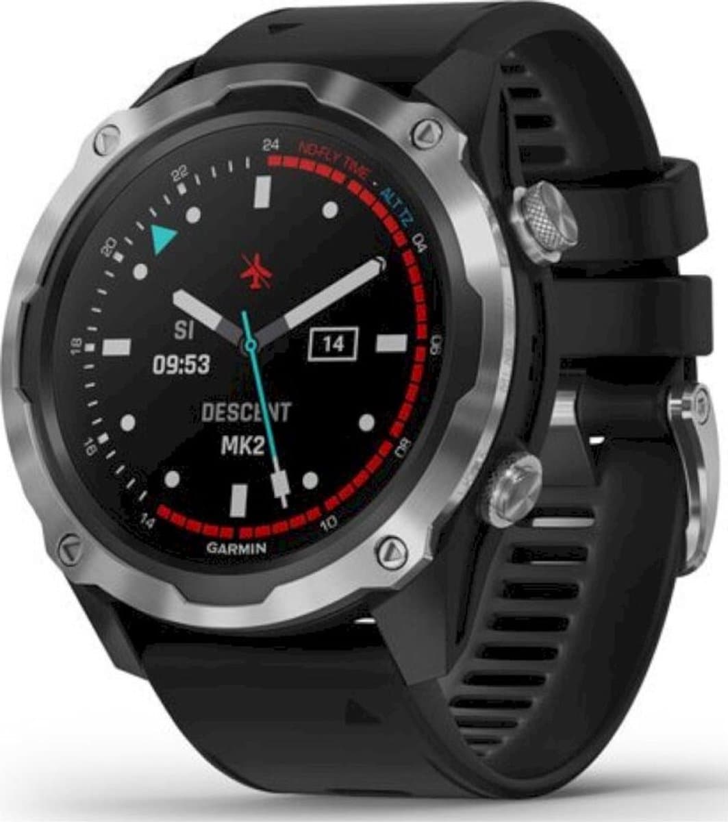 Garmin - 010-02132-10 - Smartwatch - Descent™ Mk2 - silicone zwart — afbeelding 1
