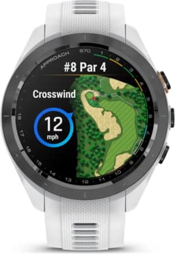 Garmin Approach S70 Premium GPS Golfhorloge 42 mm - Wit — thumbnail 10