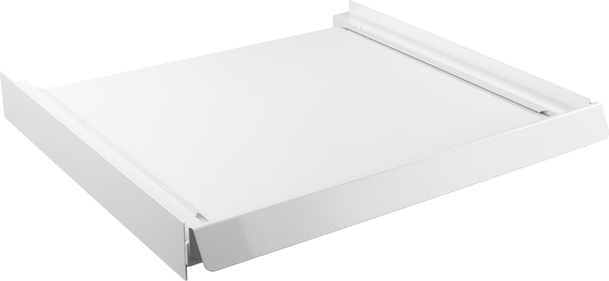 Tussenstuk wasmachine droger Londa, aluminium model met werkblad — afbeelding 1
