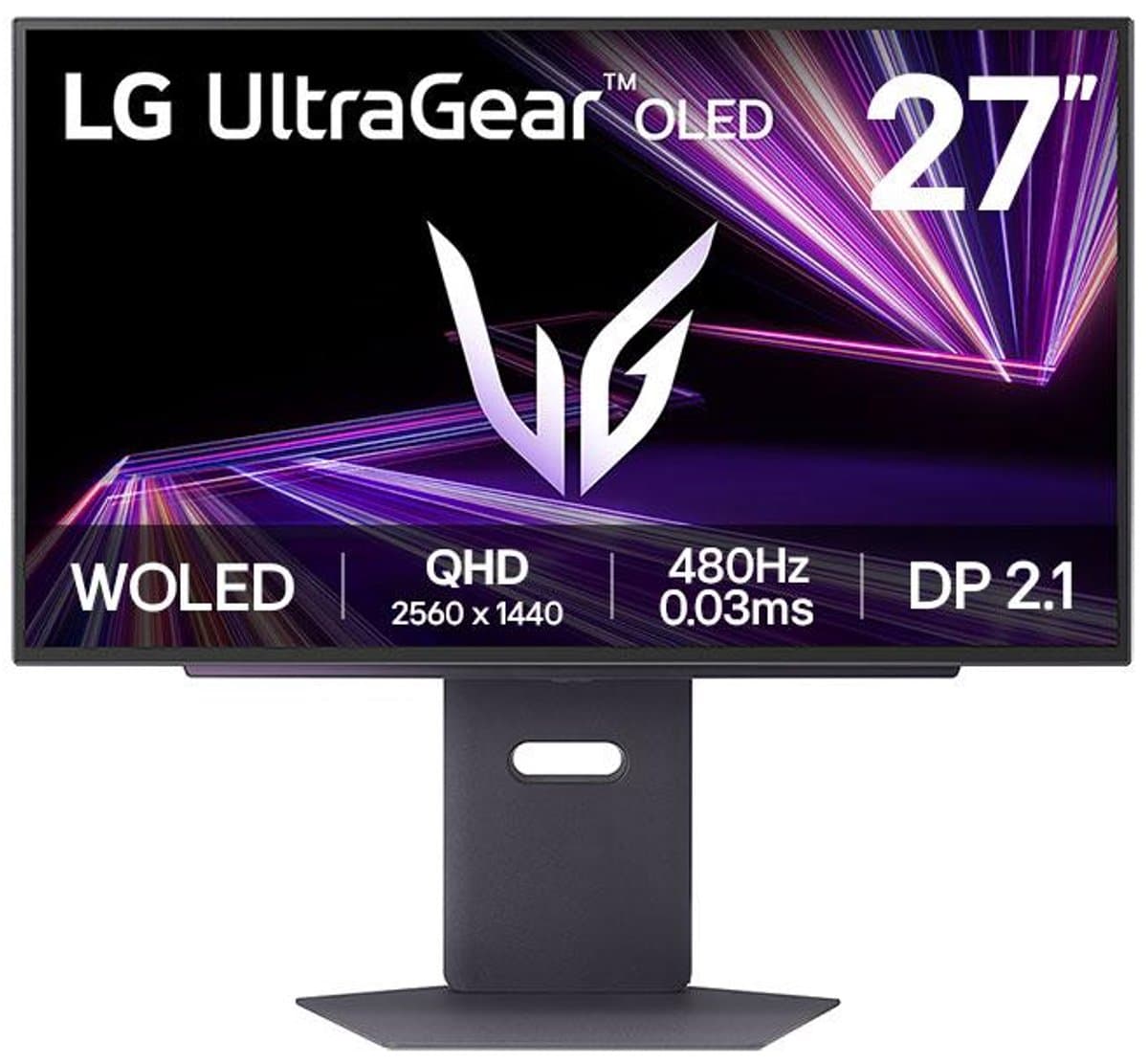 LG UltraGear 27GX790A-B - OLED Gaming Monitor - 480Hz - 0.03ms - Displayport 2.1 - 27 inch — afbeelding 1