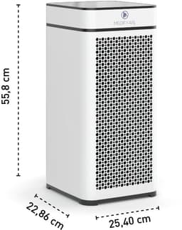 Medify Air MA-40 Luchtreiniger – 288 m³/u Air Purifier – HEPA H13 Filter & Touchscreen – Nachtmodus – Luchtfilter tegen Hooikoorts, Allergieën & Huisstofmijt – Wit — thumbnail 8