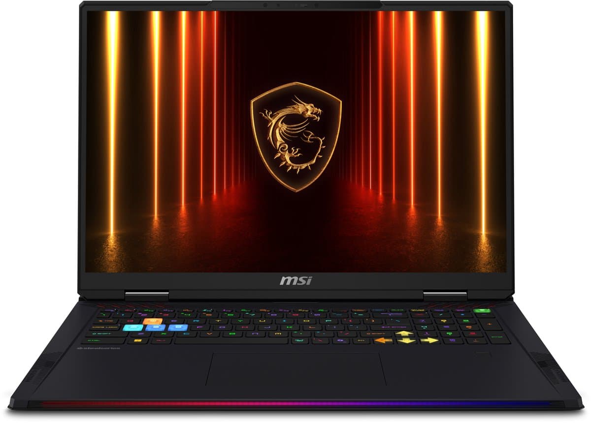 MSI Raider 18 HX AI A2XWIG-230NL - Gaming Laptop - Core Ultra 9 - RTX 5080 - 64GB/4000GB - 120 Hz - 18 inch — afbeelding 1