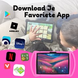 Bosstony Snelle Kids Tablet 10 inch - Ouderlijk Toezicht - 6000mAh Batterij - Android 13 - Incl Beschermpakket - Kindertablet vanaf 3 jaar — thumbnail 6