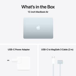 Apple MacBook Air (2025) 13 - M4 - 16 GB - 256 GB - Hemelsblauw — thumbnail 2