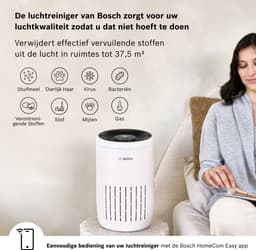 Bosch Air 2000i App-Gestuurde Luchtzuiveraar - Schone Lucht voor Thuis — thumbnail 2