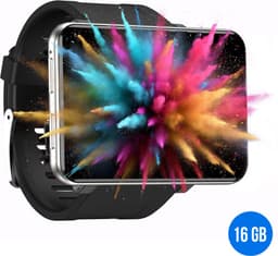 Soundlogic XL Smartwatch Android voor Dames & Heren - Smartwatches - IOS & Android - 16GB, Zilver — thumbnail 11