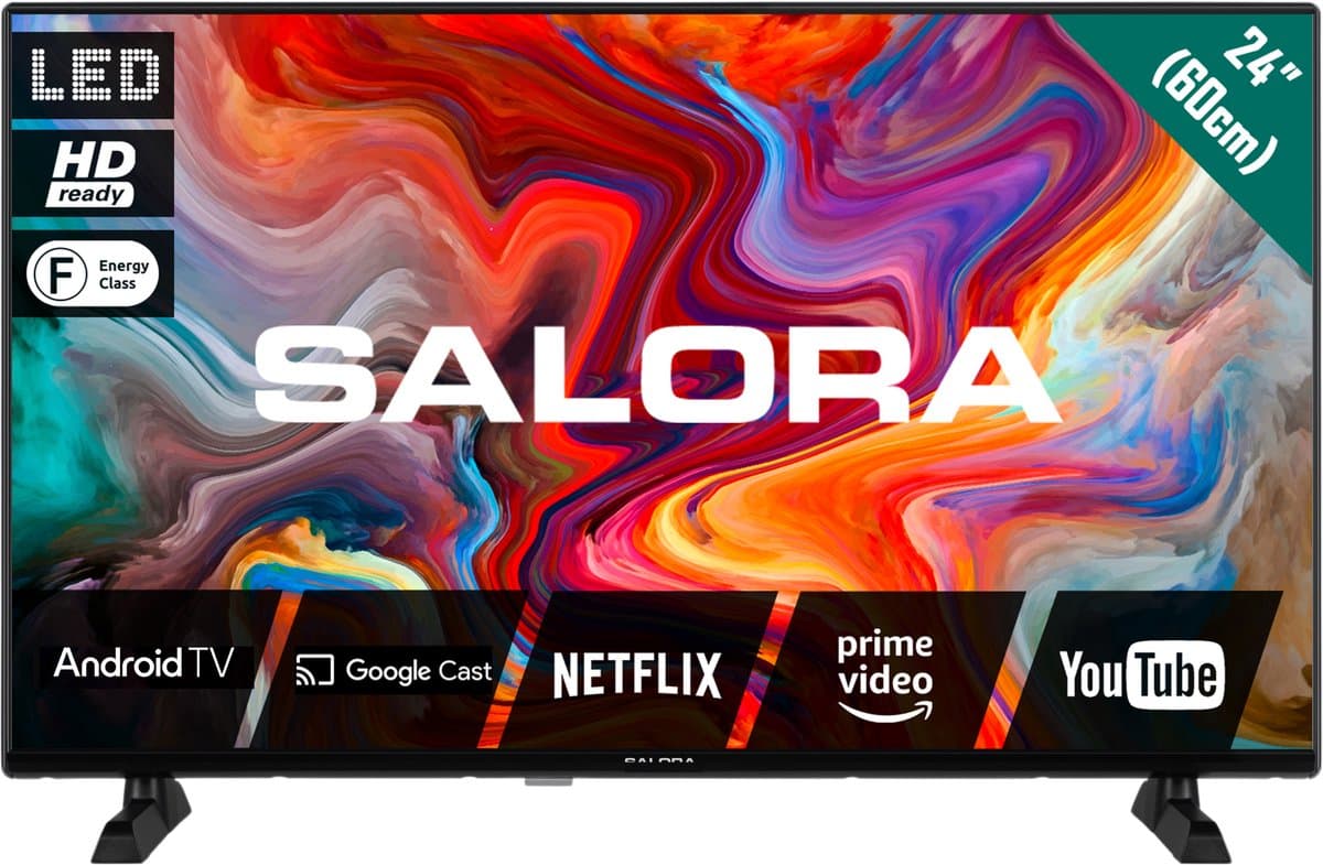 Salora SMART24TV - 24 Inch - Smart TV - HD Ready - Televisie - 2025 model — afbeelding 1