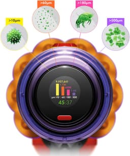 Dyson V12 Detect Slim Absolute - Steelstofzuiger - Nikkel/Geel - 150 Air Watts - Lichtgewicht — thumbnail 6