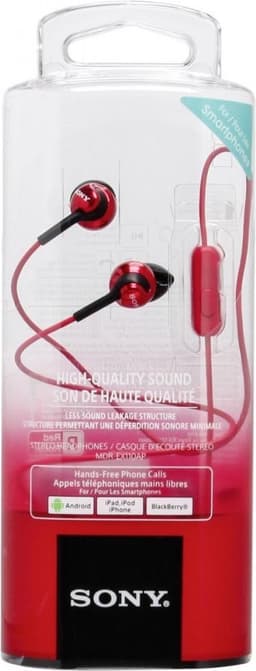 Sony MDR-EX110AP - In-ear koptelefoon - Rood — thumbnail 6