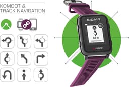 SIGMA Id.free sporthorloge paars hartslag / gps/acti/ant+/ble — thumbnail 12
