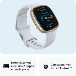 Fitbit Sense 2 - Smartwatch dames en heren - Lichtblauw — thumbnail 6