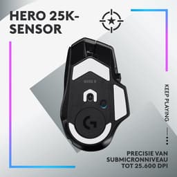 Logitech G502 X Plus - Draadloze Gaming Muis - Rechtshandig - Optisch - RGB - Zwart — thumbnail 8